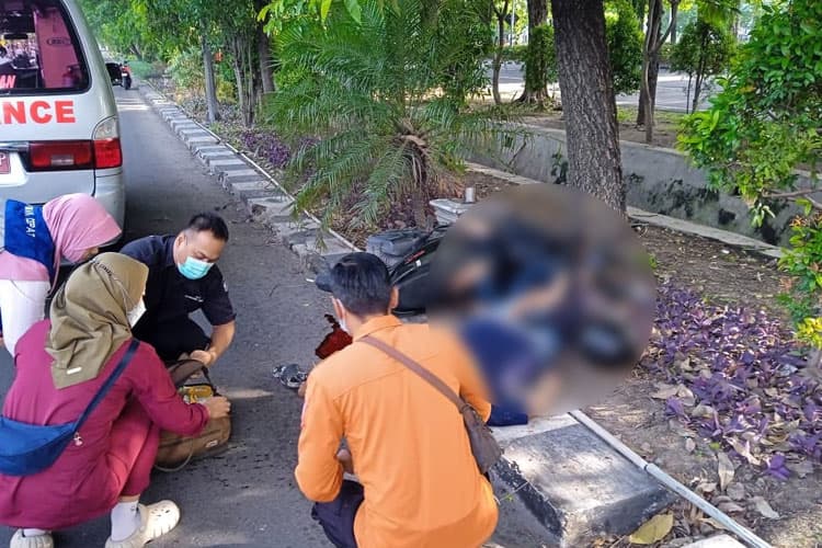 Tabrak Pohon, Remaja 18 Tahun Tewas di Depan Polda Jatim