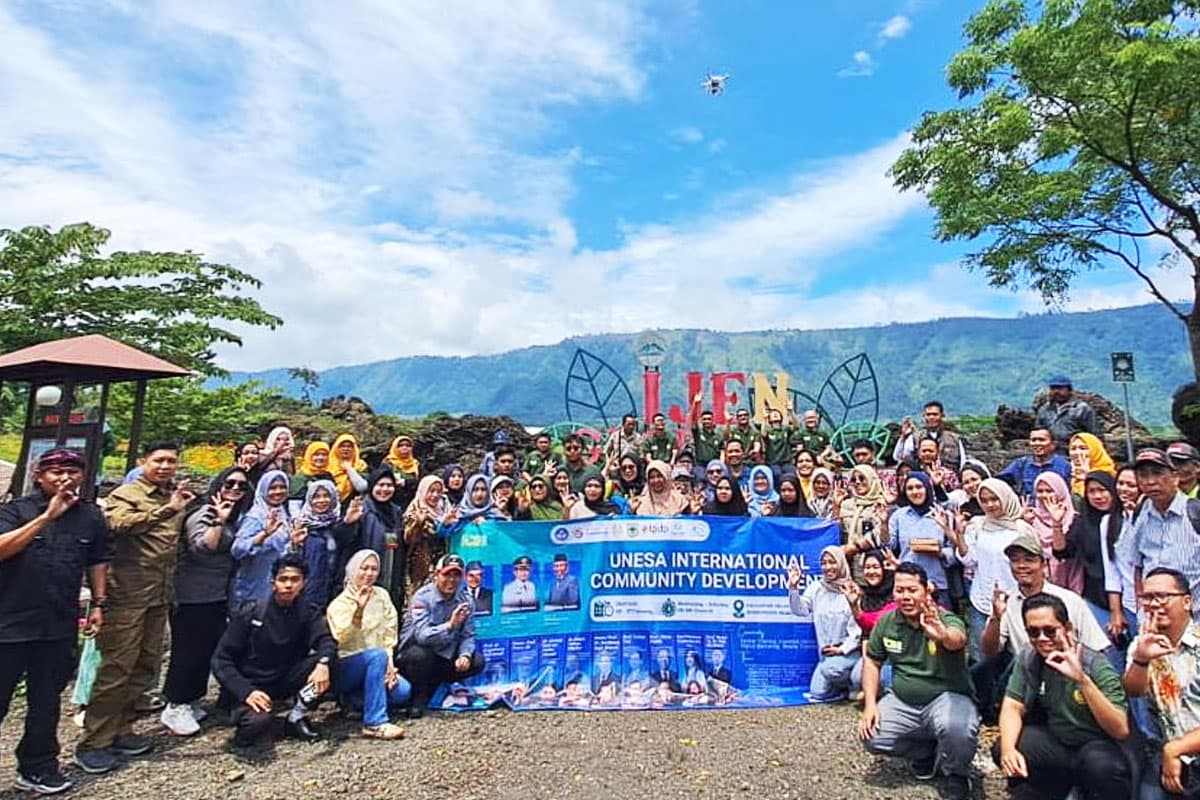 UNESA Dorong Pemberdayaan Masyarakat Berbasis SDGs Lewat International Community Development