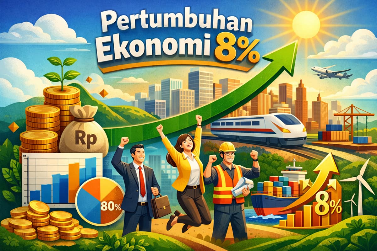 Ekonom UGM: Target Pertumbuhan Ekonomi 8 Persen Perlu Reformasi Struktural