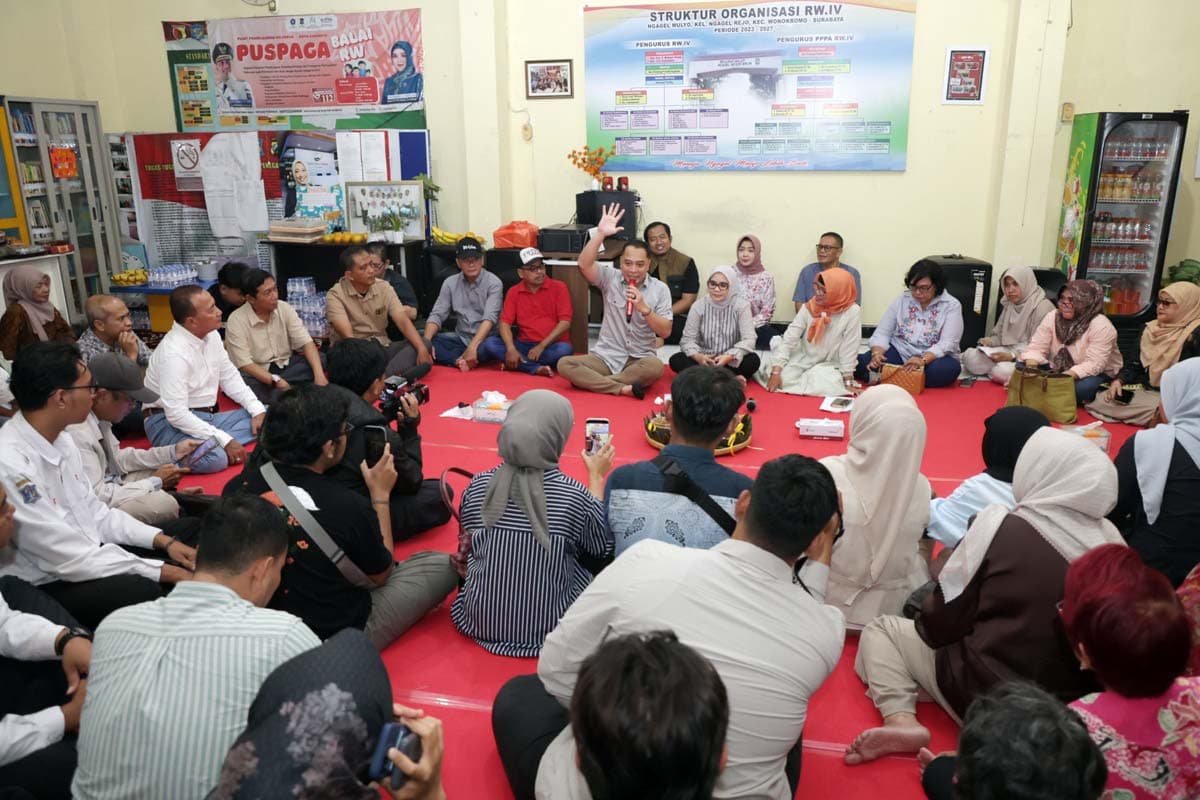 Wali Kota Proyeksikan RW IV Ngagel Rejo Jadi Prototype Kampung Pancasila Surabaya