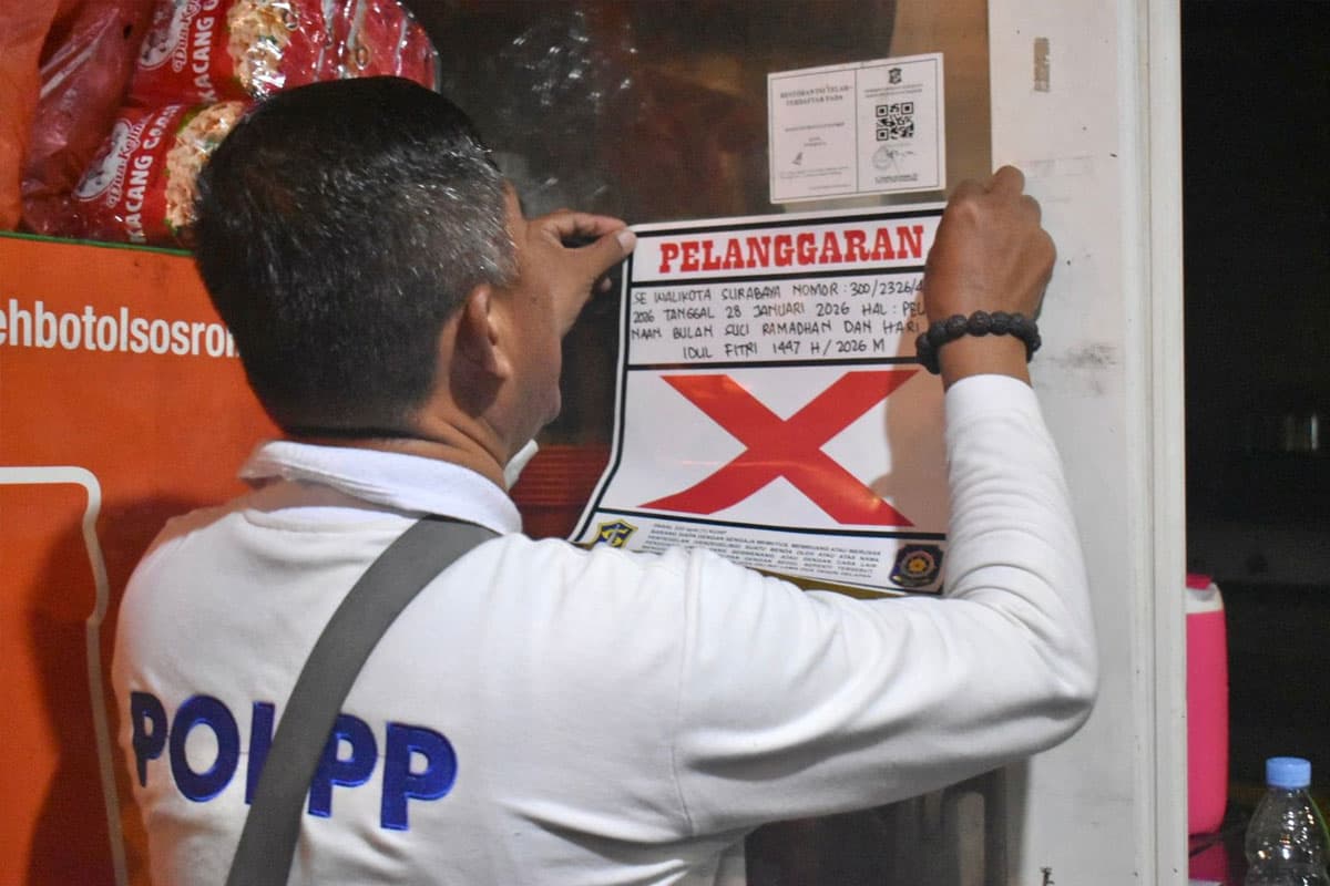 Satu Restoran di Surabaya Selatan Kedapatan Jual Miras Saat Ramadan