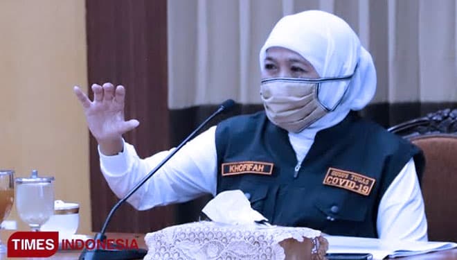 Gubernur Jatim Khofifah: Penanganan Covid-19 Jatim On the Right Track